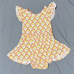 Little sleepies flutter dress with bodysuit 12-18 months